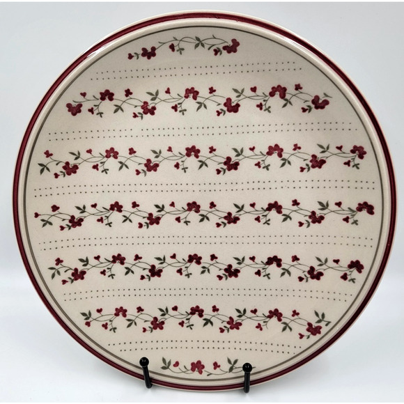 2 Newcor Regency Williamsburg Stoneware Dinner Plates Japan American Country - Picture 7 of 9